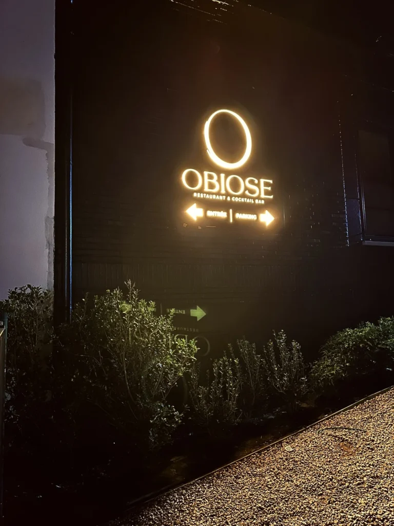 Obiose Waterloo – Enseigne jardin signalétique lumineuse – DDC Design